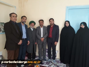 نشست صمیمی ریاست آموزشکده فنی وحرفه ای تربت حیدریه با خانواده محترم شهدا محمدواحمد حسینی 2
