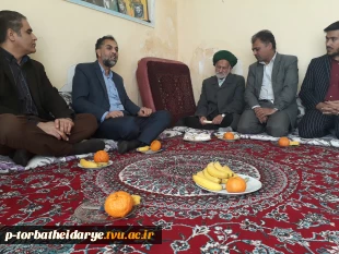 نشست صمیمی ریاست آموزشکده فنی وحرفه ای تربت حیدریه با خانواده محترم شهدا محمدواحمد حسینی 5