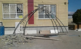 گزارش تصویری از عملیات ساخت ورودی ساختمان آموزشی اداری آموزشکده فنی وحرفه ای تربت حیدریه 7