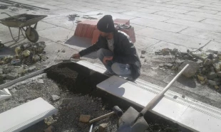 گزارش تصویری از عملیات ساخت ورودی ساختمان آموزشی اداری آموزشکده فنی وحرفه ای تربت حیدریه 8