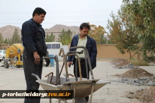 آغاز عملیات ساخت پارکینگ کارکنان آموزشکده فنی و حرفه ای تربت حیدریه 2